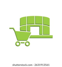 Illustration Vector graphic of mall building. Fit for supermarket, retail, building, business, buy, architecture etc.