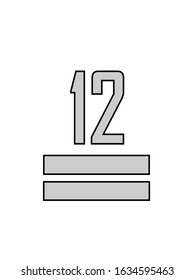 illustration vector graphic of man stack sign,symbol and logo. perfect for your electronic packaging product food, cosmetic, etc.