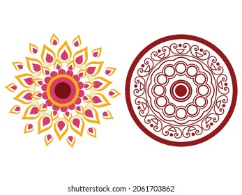 Illustration vector graphic of Mandala