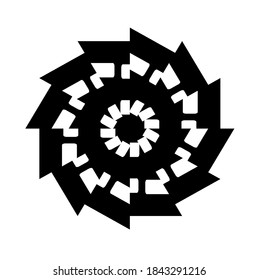 illustration vector graphic of mandala with circle, rectangular, square shape