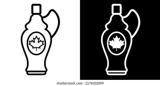 Illustration Vector Graphic Of Maple Syrup Canadian, Food Canada, Food Bottle Icon