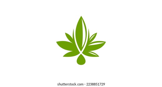 illustration vector graphic of marijuana