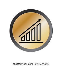 Illustration Vector Graphic of Marketing Graph icon design template