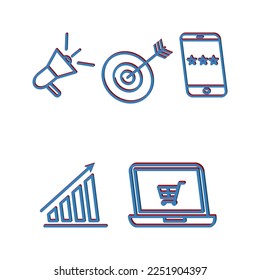 Illustration Vector Graphic of Marketing icon design template