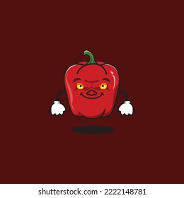 illustration vector graphic of mascot cartoon paphrica.