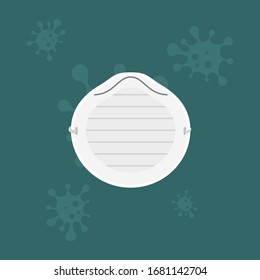 Illustration vector graphic of Masker for template design