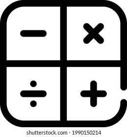 Ilustración vectorial gráfico de material matemático bueno para su diseño ui
