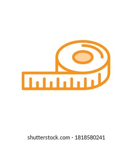 Illustration Vector graphic of measurement ruler icon. Fit for distance, construction, project etc.