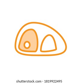 Illustration Vector graphic of meat icon. Fit for steak, barbecue, cooking,