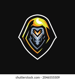 illustration vector graphic of mecha mask