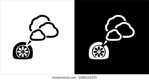 Illustration vector graphic of mechanic icon, black and white 