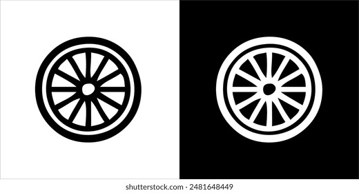 Illustration vector graphic of mechanic icon, blackand white
