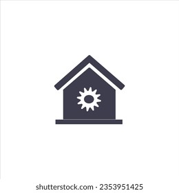 Illustration Vector Graphic of mechanical workshop home icon