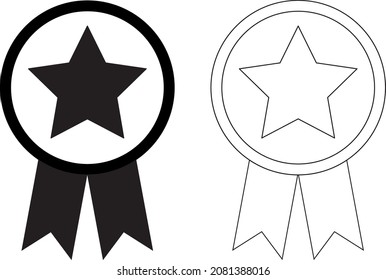 Illustration vector graphic of medals perfect for infographic or ornament design