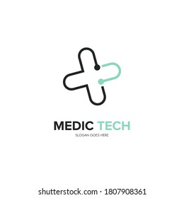 Illustration Vector Graphic of Medic Technology Logo
