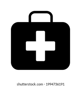 Illustration Vector Graphic of Medical Kit Box Icon