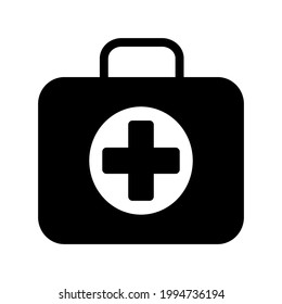 Illustration Vector Graphic of Medical Kit Box Icon