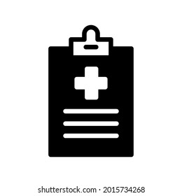 Illustration Vector Graphic of  Medical report icon