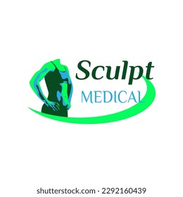 Illustration Vector Graphic of  Medical Sculpt logo design