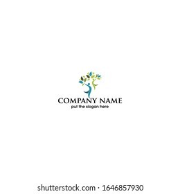illustration vector graphic of medical tree lifestyle healthy leaf logo.
good for your company, business, etc