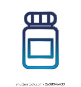 Illustration Vector graphic of medicine jar icon. Fit for bottle, medical, pharmacy, health, container etc.
