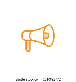 Illustration Vector graphic of megaphone icon. Fit for broadcasting, advertising, marketing, promotion, campaign etc.