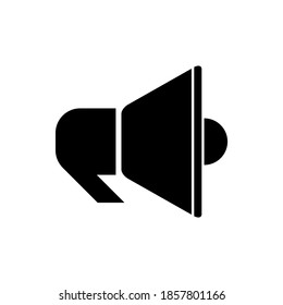 Illustration vector graphic of megaphone icon. Concept flat design. Perfect for icon, poster, banner, web, label, sign, symbol, card, template, application, etc.