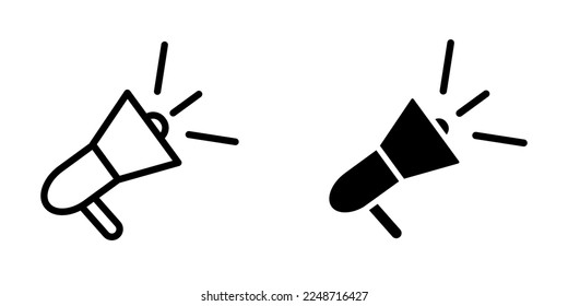 Illustration Vector Graphic of Megaphone icon
