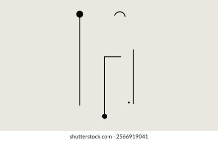 illustration vector graphic of melody abstract background