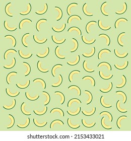 Illustration vector graphic of melon pattern, perfect for background, fruit design, etc