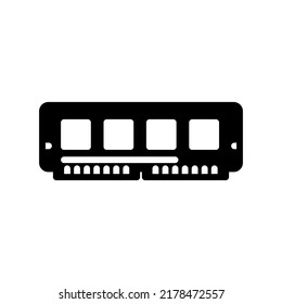 Illustration Vector Graphic of Memory PC icon template