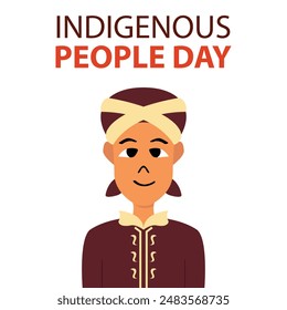 illustration vector graphic of men dressed in traditional Javanese clothes, perfect for international day, indigenous people day, celebrate, greeting card, etc.