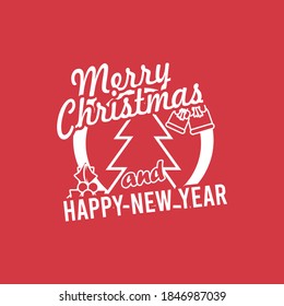 Illustration vector graphic of Merry Christmas. Usable for banners, greeting cards, gifts etc