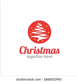 Illustration vector graphic of Merry Christmas light logo design Template
