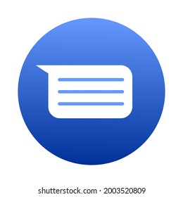 illustration vector graphic of Message icon design symbols signs