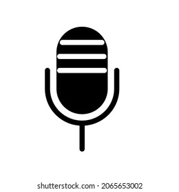 Vektorgrafik der Illustration des Mic-Symbols