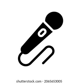 Vektorgrafik der Illustration des Mic-Symbols
