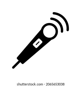 Vektorgrafik der Illustration des Mic-Symbols