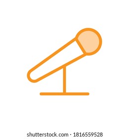 Illustration Vector graphic of microphone icon. Fit for podcast, voice, record, karaoke, interview etc.