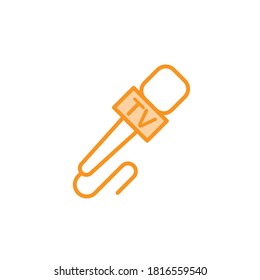 Illustration Vector graphic of microphone icon. Fit for podcast, voice, record, karaoke, interview etc.