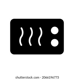 Icono de Ilustración del vector gráfico de microondas