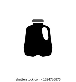 Ilustración Gráfica vectorial del icono de la botella de leche