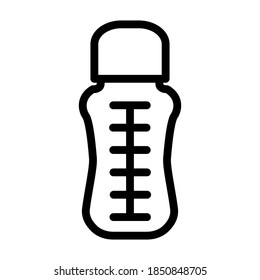 
Illustration Vector graphic of milk bottle icon 
