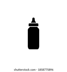 Ilustración Gráfica vectorial de la plantilla de icono de la botella de leche