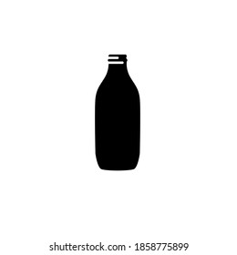 Ilustración Gráfica vectorial de la plantilla de icono de la botella de leche