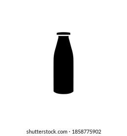 Ilustración Gráfica vectorial de la plantilla de icono de la botella de leche