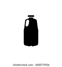 Ilustración Gráfica vectorial de la plantilla de icono de la botella de leche