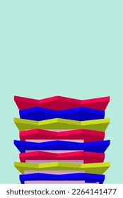 illustration vector graphic of minimalist abstract architecture  perfect for posters, pamphlets, wall hangings, decorations, designs, wallpapers, backgrounds, and cards