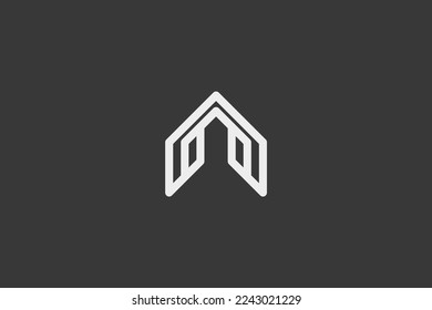 Illustration vector graphic of minimalist home line art. Good for logo