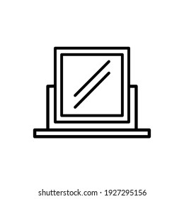 Illustration Vector graphic of mirror icon